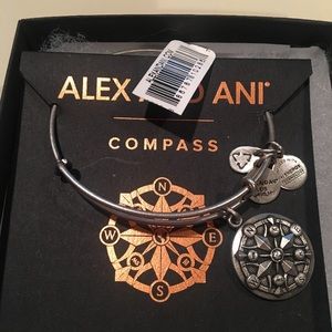 NEW Alex and ani compass bracelet